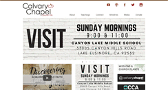 Desktop Screenshot of calvarycanyonhills.com